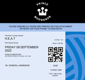 Ticket, H.E.A.T / Cassidy Paris / Atomic Riot on Sep 9, 2022 [852-small]