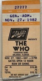 The Who / Joan Jett & The Blackhearts / The B-52's on Nov 27, 1982 [969-small]