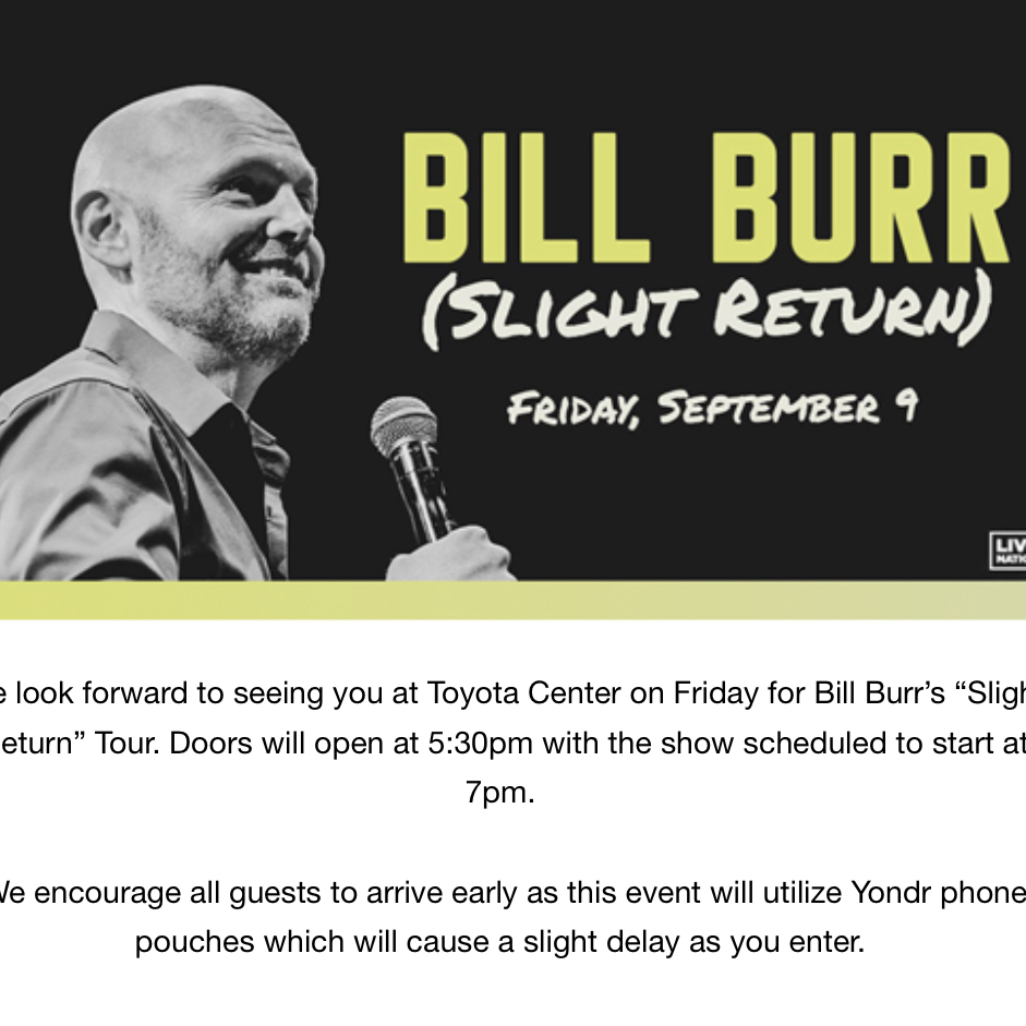 bill burr tour tampa