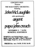 mahavishnu orchestra / Argent / Papa John Creach on Nov 21, 1973 [108-small]