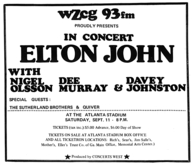 Elton John / The Sutherland Brothers / Quiver on Sep 11, 1973 [140-small]