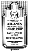 Uriah Heep  / Earth Wind & Fire / Tucky Buzzard on Sep 21, 1973 [143-small]