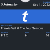 Frankie Valli & The Four Seasons on Sep 11, 2022 [904-small]