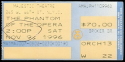 The Phantom of the Opera on Nov 9, 1996 [367-small]