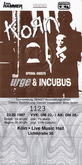 Korn / The urge / Incubus on Feb 23, 1997 [962-small]
