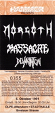 Morgoth / Massacre / Immolation on Oct 5, 1991 [966-small]