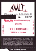 Bolt Thrower / Vader / Grave on Mar 9, 1993 [997-small]