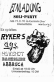 Ryker's / Age / Headshot / Backslide / Abbruch on Nov 19, 1993 [000-small]
