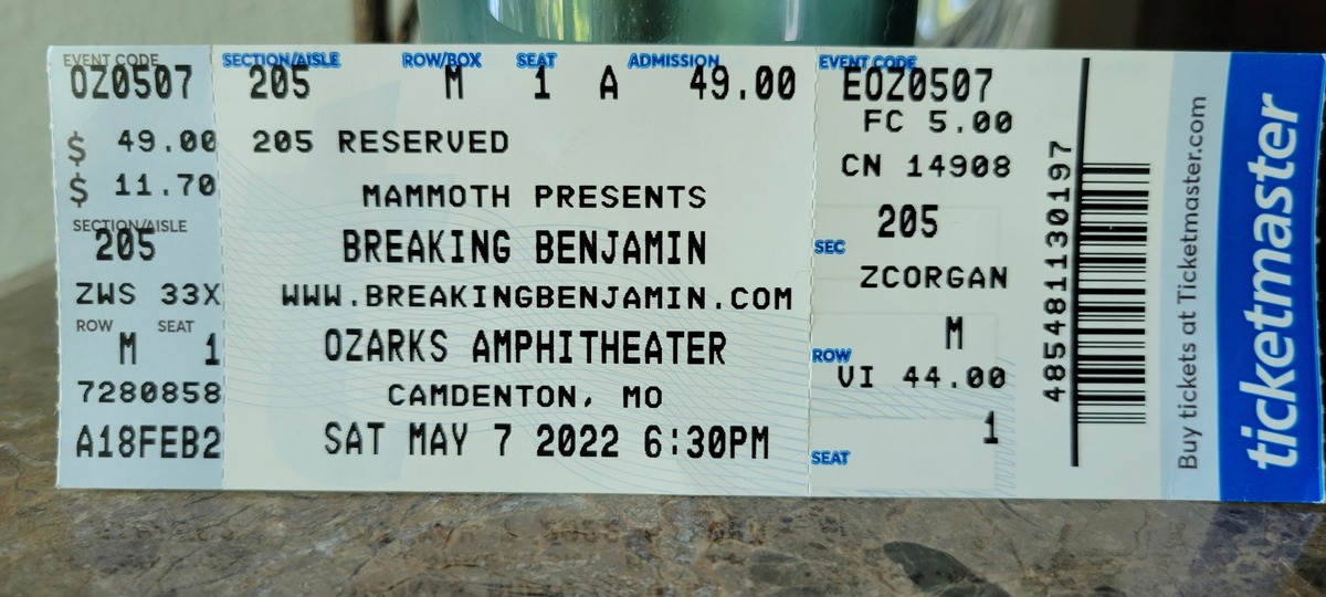 Concert History of Ozarks Amphitheater Camdenton, Missouri, United