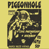 Pigeonhole / Civil Partnership / KickBoy on Sep 16, 2022 [849-small]