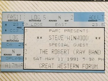 Steve Winwood / The Robert Cray Band on May 11, 1991 [125-small]
