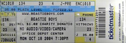 tags: Ticket - Beastie Boys / Talib Kweli on Oct 18, 2004 [299-small]
