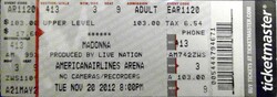 tags: Ticket - Madonna / Paul Oakenfold on Nov 20, 2012 [302-small]