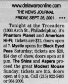 Modest Mouse / The Shins / Aspera on Sep 30, 2001 [404-small]