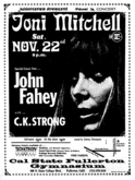 Joni Mitchell / John Fahey / C.K. Strong on Nov 22, 1969 [612-small]