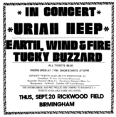 Uriah Heep / Earth Wind & Fire / Tucky Buzzard on Sep 20, 1973 [718-small]
