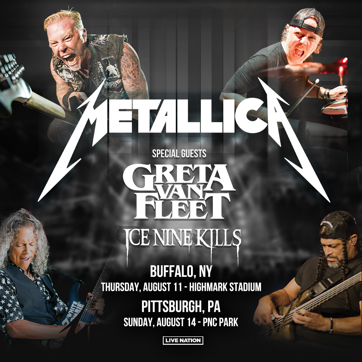 Concert History of Highmark Stadium Buffalo, New York, United States