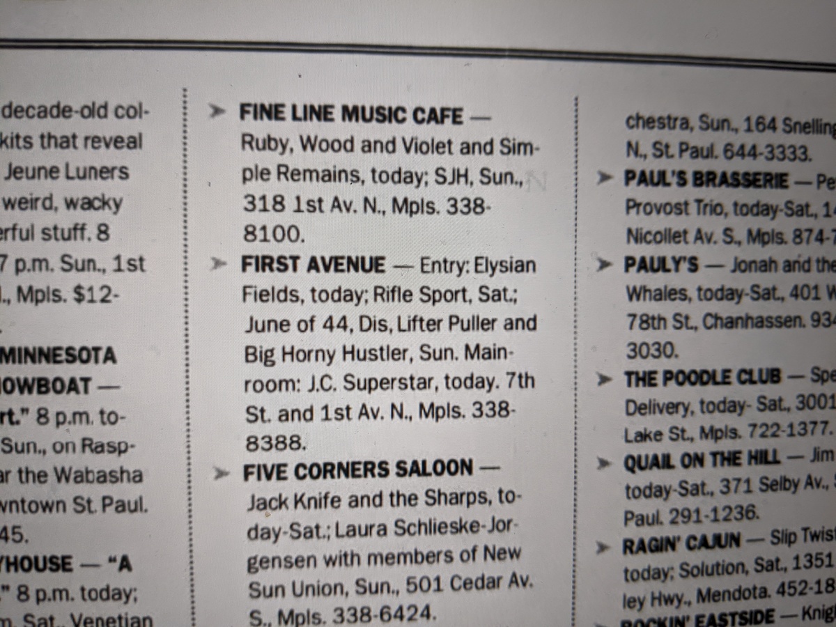 Lifter Puller Concert & Tour History Concert Archives