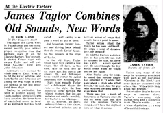 James Taylor / Good News / Ambergris on Apr 24, 1970 [511-small]