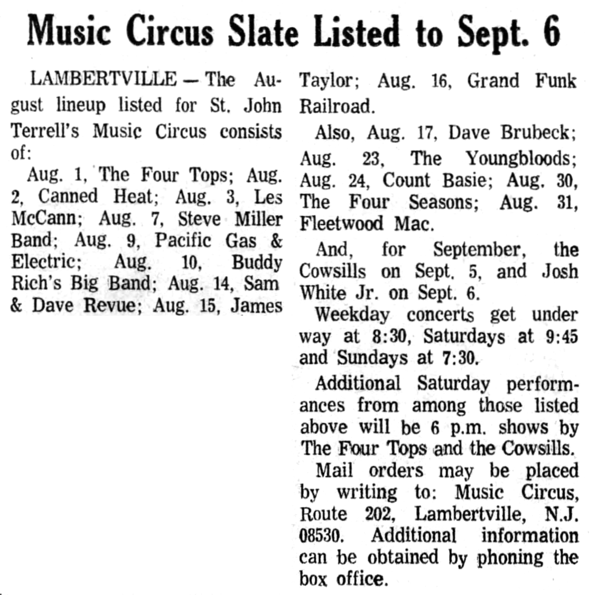 Canned Heat Concert & Tour History (Updated for 2023) Concert Archives