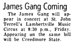 James Gang / Creedmore State on Aug 28, 1970 [739-small]