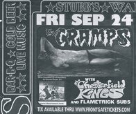 The Cramps / The Chesterfield Kings / Flametrick Subs on Sep 24, 2004 [376-small]