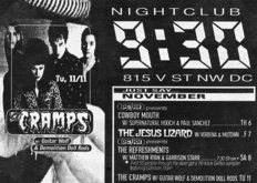Guitar Wolf / Demolition Doll Rods / The Cramps on Nov 11, 1997 [383-small]