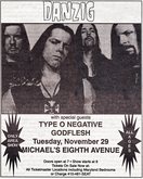 Danzig / Type O Negative / Godflesh on Nov 29, 1994 [392-small]