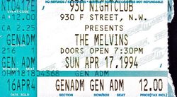The Melvins / The Obsessed on Apr 17, 1994 [397-small]