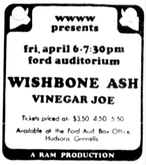 Wishbone Ash / vinegar joe on Apr 6, 1973 [095-small]