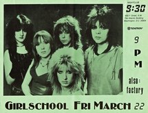 Factory / Girlschool on Mar 22, 1985 [410-small]