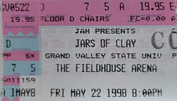 tags: Ticket - Jars of Clay on May 22, 1998 [125-small]