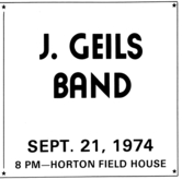The J. Geils Band on Sep 21, 1974 [218-small]