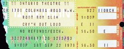 Root Boy Slim & The Sex Change Band / Cryin' Out Loud on Sep 22, 1979 [430-small]