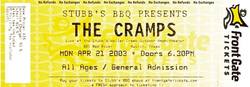 The Cramps / Gore Gore Girls on Apr 21, 2003 [442-small]