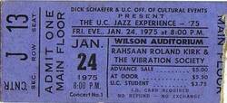 Rahsaan Roland Kirk / The Vibration Society on Jan 26, 1975 [447-small]