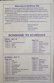 Sonshine '92 on Jul 10, 1992 [500-small]