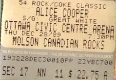 Alice Cooper / Great White on Dec 28, 1989 [388-small]