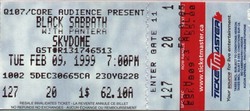 Black Sabbath / Pantera / Deftones on Feb 9, 1999 [410-small]