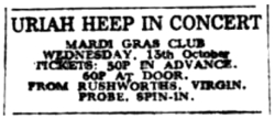 Uriah Heep / Strife / Hamster on Oct 13, 1971 [638-small]