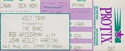 Bad Livers / The Band / Rob Wasserman with John Wesley Harding on Aug 27, 1994 [570-small]