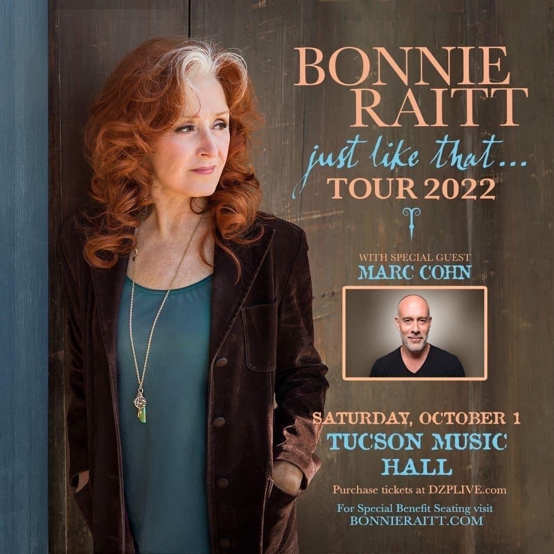 Bonnie Raitt Concert & Tour History (Updated for 2022 2023) Concert