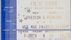 Roy Orbison / Carl Perkins on Aug 24, 1988 [624-small]