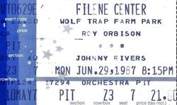 Roy Orbison / Johnny Rivers on Jun 29, 1987 [628-small]