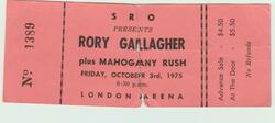 Rory Gallagher / Mahogany Rush on Oct 3, 1975 [302-small]