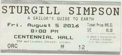 Sturgill Simpson on Aug 5, 2016 [311-small]