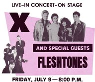X / The Fleshtones on Jul 9, 1982 [641-small]
