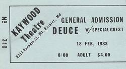 Duece / Death Row on Feb 18, 1983 [714-small]