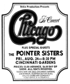Chicago / The Pointer Sisters on Aug 24, 1973 [330-small]