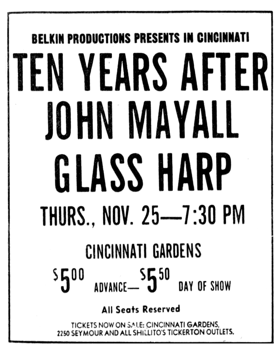 Glass Harp Concert & Tour History Concert Archives